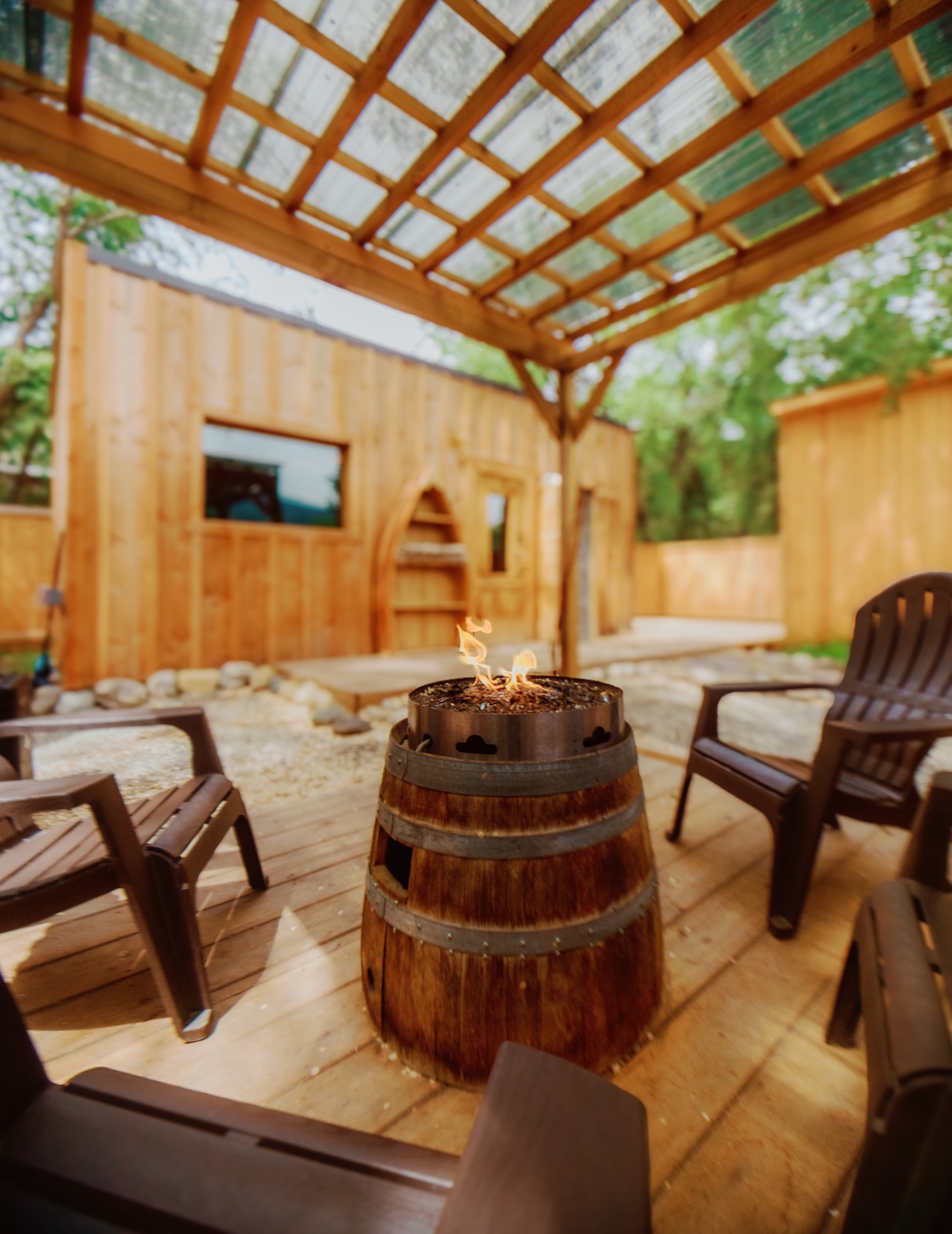 Lakeside Sauna In Oyama B.C