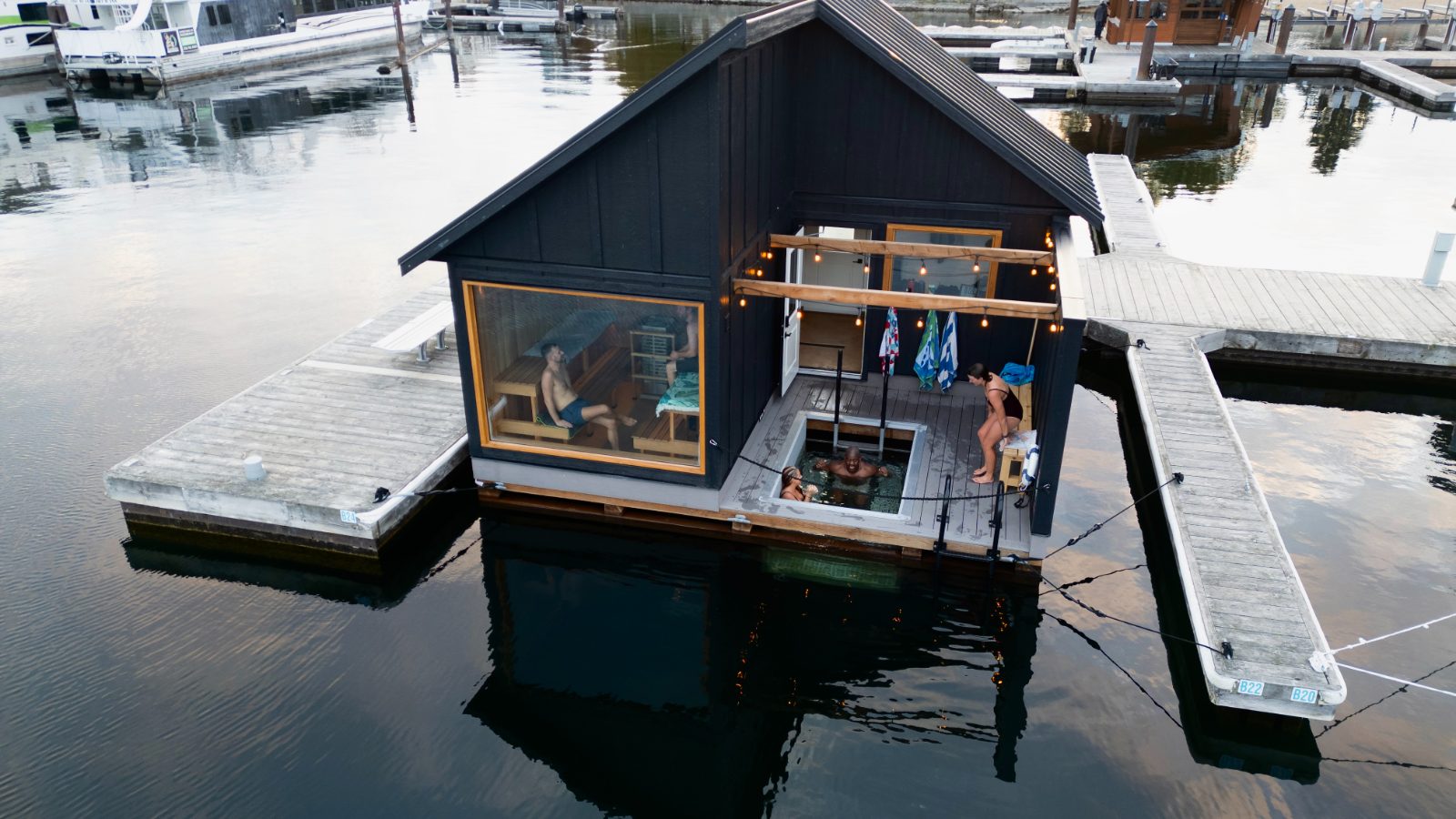Löyly Floating Sauna- Yes it is really floating. photo 1